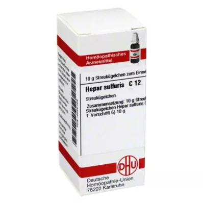 HEPAR SULFURIS C 12 bolletjes, 10 g HEPAR SULFURIS C 12 bolletjes, 10 g