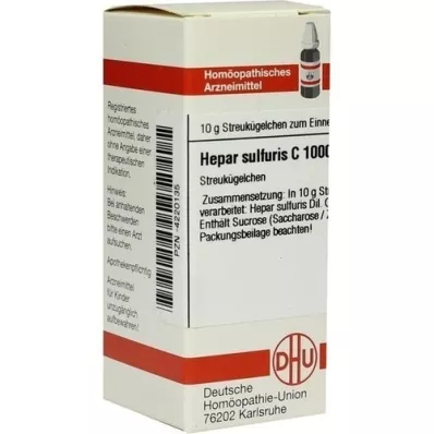 HEPAR SULFURIS C 1000 bolletjes, 10 g