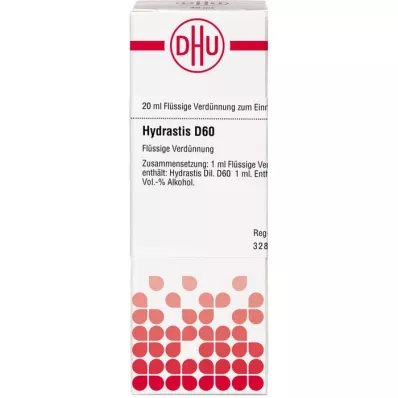 HYDRASTIS D 60 Verdunning, 20 ml