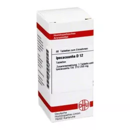 IPECACUANHA D 12 tabletten, 80 stuks