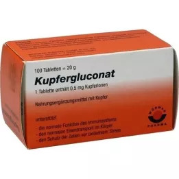 KUPFERGLUCONAT Tabletten, 100 stuks