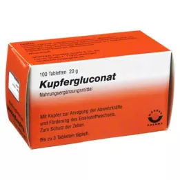 KUPFERGLUCONAT Tabletten, 100 stuks