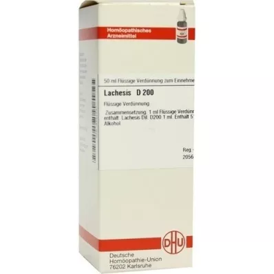 LACHESIS D 200 Verdunning, 50 ml