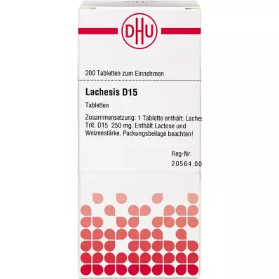 LACHESIS D 15 tabletten, 200 stuks