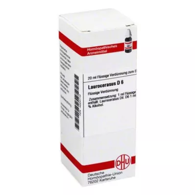 LAUROCERASUS D 6 Verdunning, 20 ml LAUROCERASUS D 6 Verdunning, 20 ml