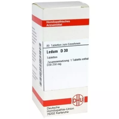 LEDUM D 30 tabletten, 80 st