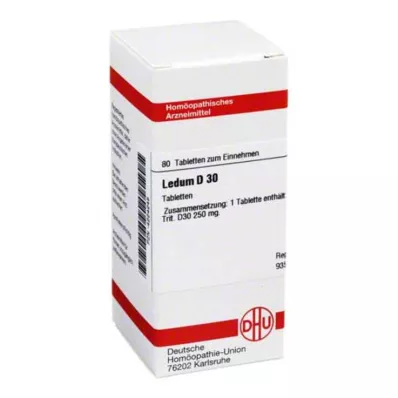 LEDUM D 30 tabletten, 80 st