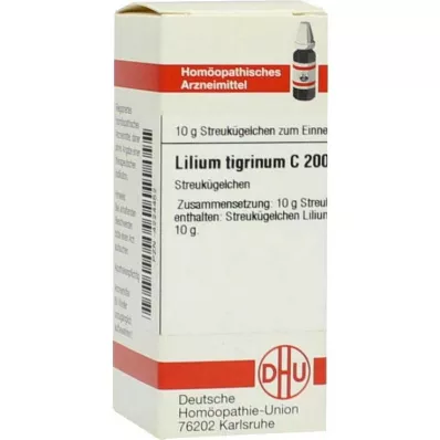 LILIUM TIGRINUM C 200 bolletjes, 10 g LILIUM TIGRINUM C 200 bolletjes, 10 g