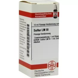 SULFUR LM III Verdunning, 10 ml