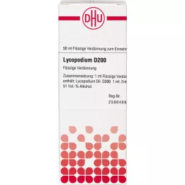 LYCOPODIUM D 200 Verdunning, 50 ml