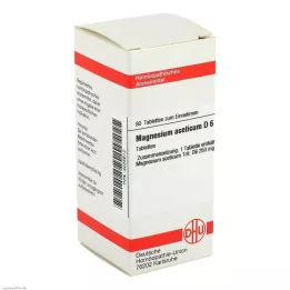 MAGNESIUM ACETICUM D 6 tabletten, 80 stuks