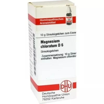 MAGNESIUM CHLORATUM D 6 bolletjes, 10 g