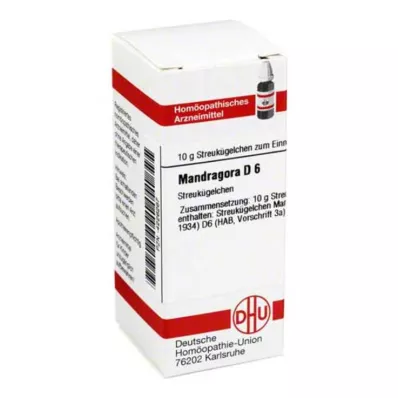 MANDRAGORA D 6 bolletjes, 10 g MANDRAGORA D 6 bolletjes, 10 g