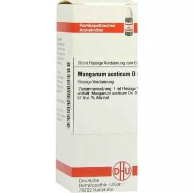 MANGANUM ACETICUM D 6 Verdunning, 20 ml