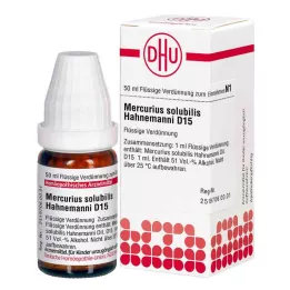 MERCURIUS SOLUBILIS Hahnemanni D 15 Verdunning, 50 ml