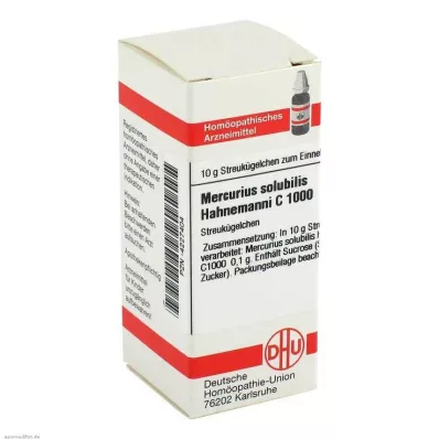 MERCURIUS SOLUBILIS Hahnemanni C 1000 bolletjes, 10 g MERCURIUS SOLUBILIS Hahnemanni C 1000 bolletjes, 10 g