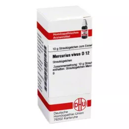 MERCURIUS VIVUS D 12 bolletjes, 10 g