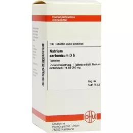 NATRIUM CARBONICUM D 6 tabletten, 200 stuks