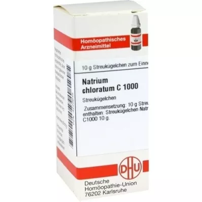 NATRIUM CHLORATUM C 1000 bolletjes, 10 g