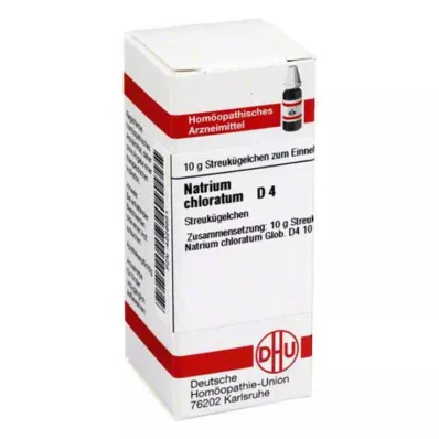NATRIUM CHLORATUM D 4 bolletjes, 10 g