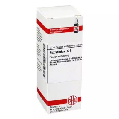 NUX VOMICA C 6 Verdunning, 20 ml