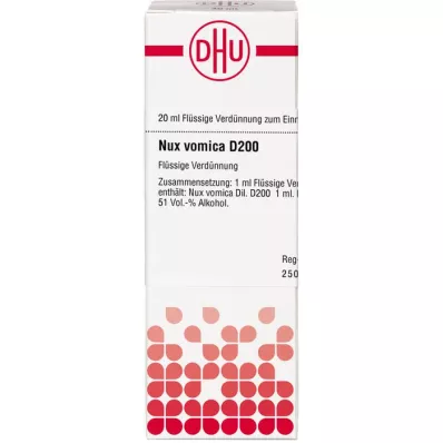 NUX VOMICA D 200 verdunning, 20 ml