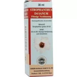 STROPHANTHUS D 4 Sanum druppels, 30 ml