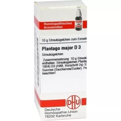 PLANTAGO MAJOR D 3 bolletjes, 10 g