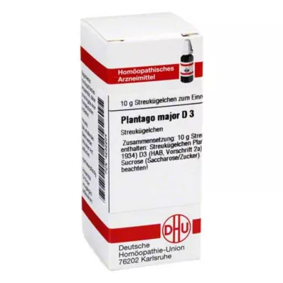 PLANTAGO MAJOR D 3 bolletjes, 10 g PLANTAGO MAJOR D 3 bolletjes, 10 g