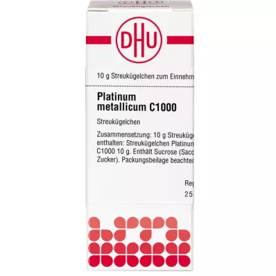 PLATINUM METALLICUM C 1000 bolletjes, 10 g