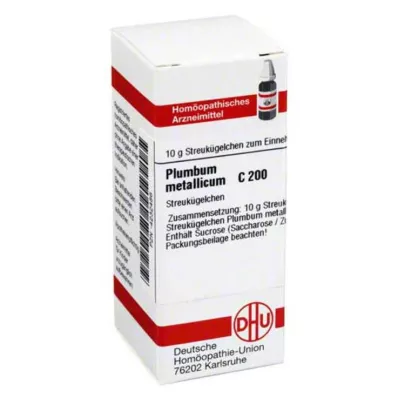 PLUMBUM METALLICUM C 200 bolletjes, 10 g PLUMBUM METALLICUM C 200 bolletjes, 10 g