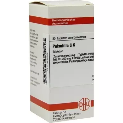 PULSATILLA C 6 tabletten, 80 st