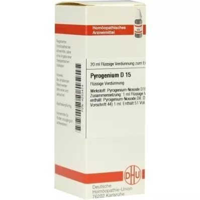 PYROGENIUM D 15 verdunning, 20 ml