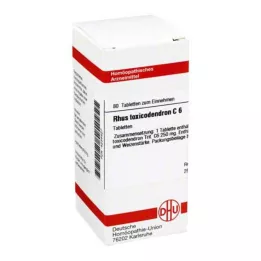 RHUS TOXICODENDRON C 6 tabletten, 80 st