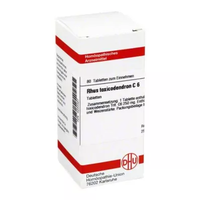 RHUS TOXICODENDRON C 6 tabletten, 80 st
