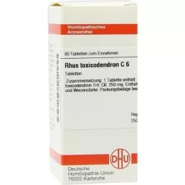 RHUS TOXICODENDRON C 6 tabletten, 80 st