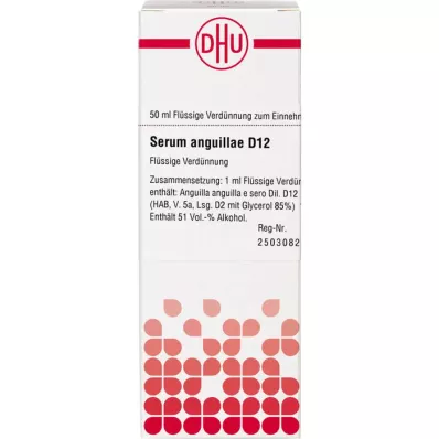 SERUM ANGUILLAE D 12 Verdunning, 50 ml