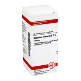 SPARTIUM SCOPARIUM D 6 tabletten, 80 stuks
