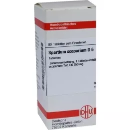 SPARTIUM SCOPARIUM D 6 tabletten, 80 stuks