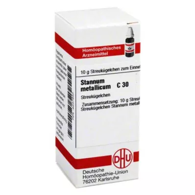STANNUM METALLICUM C 30 bolletjes, 10 g STANNUM METALLICUM C 30 bolletjes, 10 g