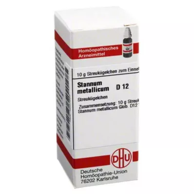 STANNUM METALLICUM D 12 bolletjes, 10 g STANNUM METALLICUM D 12 bolletjes, 10 g