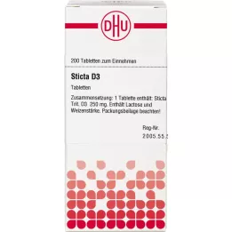 STICTA D 3 tabletten, 200 stuks