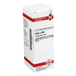 SULFUR C 200 Verdunning, 20 ml