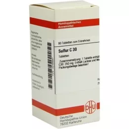 SULFUR C 30 tabletten, 80 st