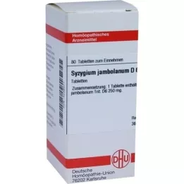 SYZYGIUM JAMBOLANUM D 6 tabletten, 80 stuks