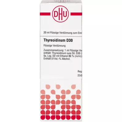 THYREOIDINUM D 30 verdunning, 20 ml