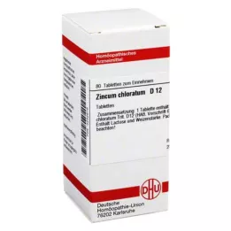 ZINCUM CHLORATUM D 12 tabletten, 80 stuks