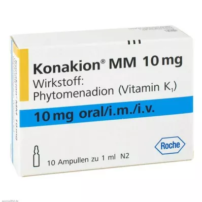 KONAKION MM 10 mg oplossing, 10 stuks KONAKION MM 10 mg oplossing, 10 stuks