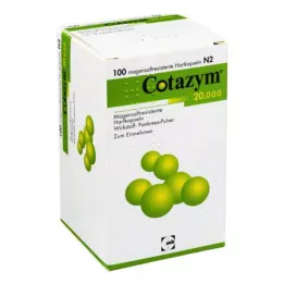 Cotazym 20.000 pellets maagsapresistente capsules, 100 stuks