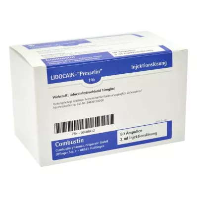 LIDOCAIN PRESSELIN 1% oplossing voor injectie, 100X2 ml LIDOCAIN PRESSELIN 1% oplossing voor injectie, 100X2 ml